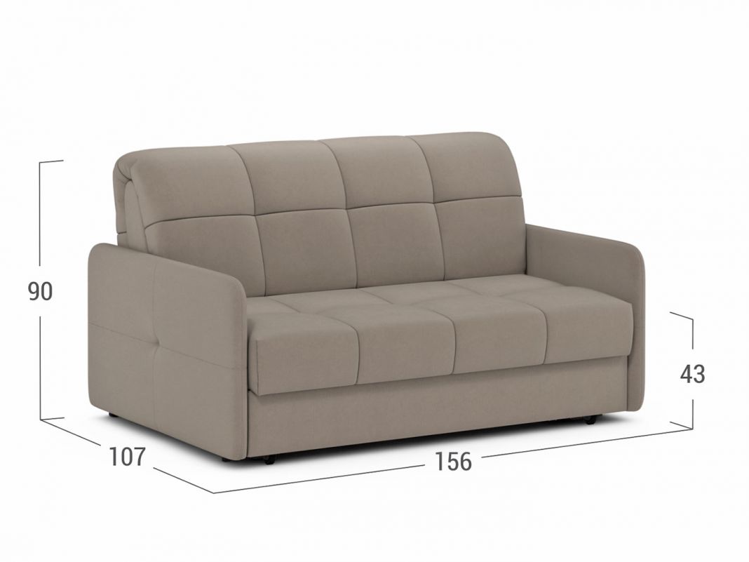 Диван MOON 120 цвет бежевый (фото 301685)