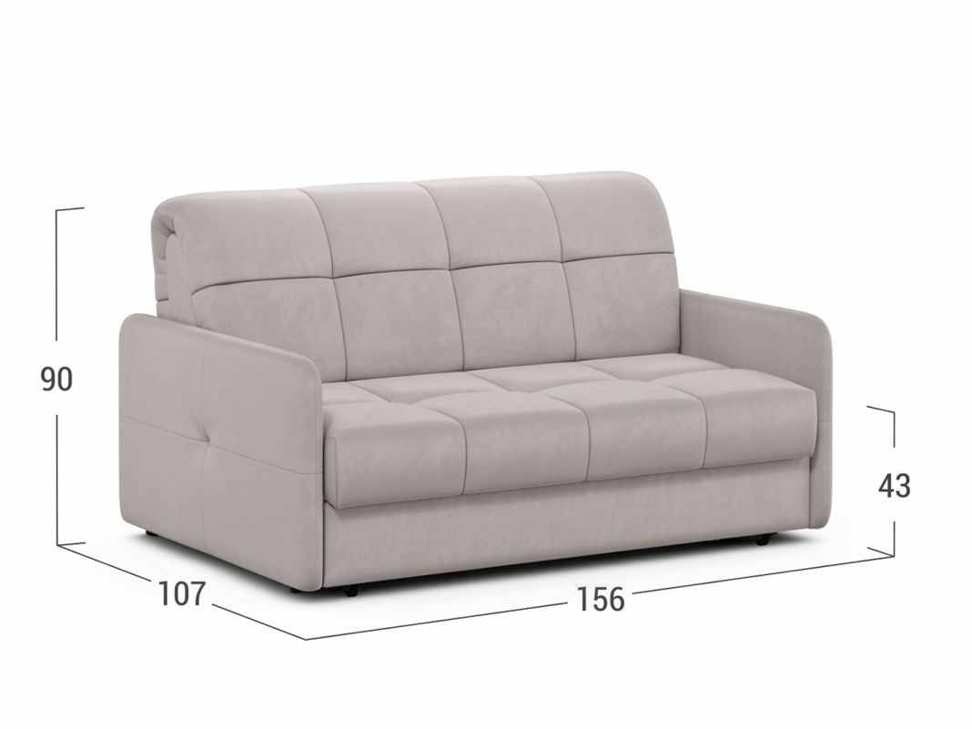 Диван MOON 120 цвет серый (фото 301745)