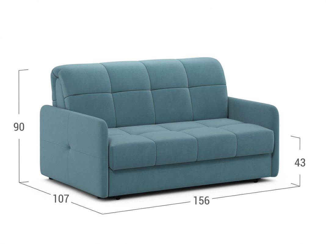 Диван MOON 120 цвет бирюза (фото 301855)
