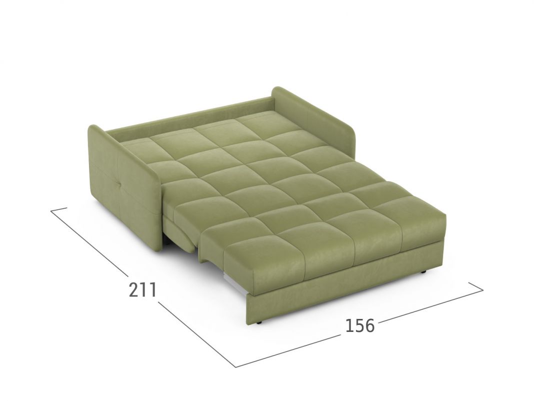 Диван MOON 120 цвет зеленый,оливковый (фото 302187)