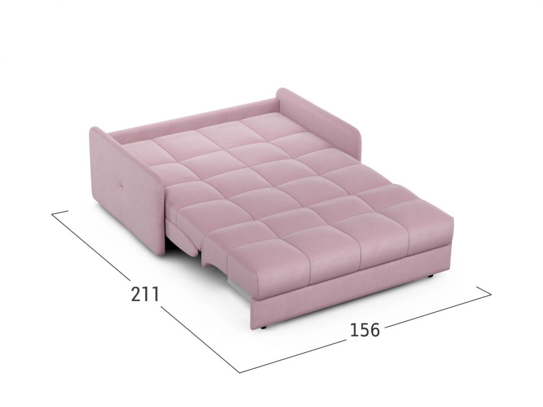 Диван MOON 120 цвет розовый (фото 302350)
