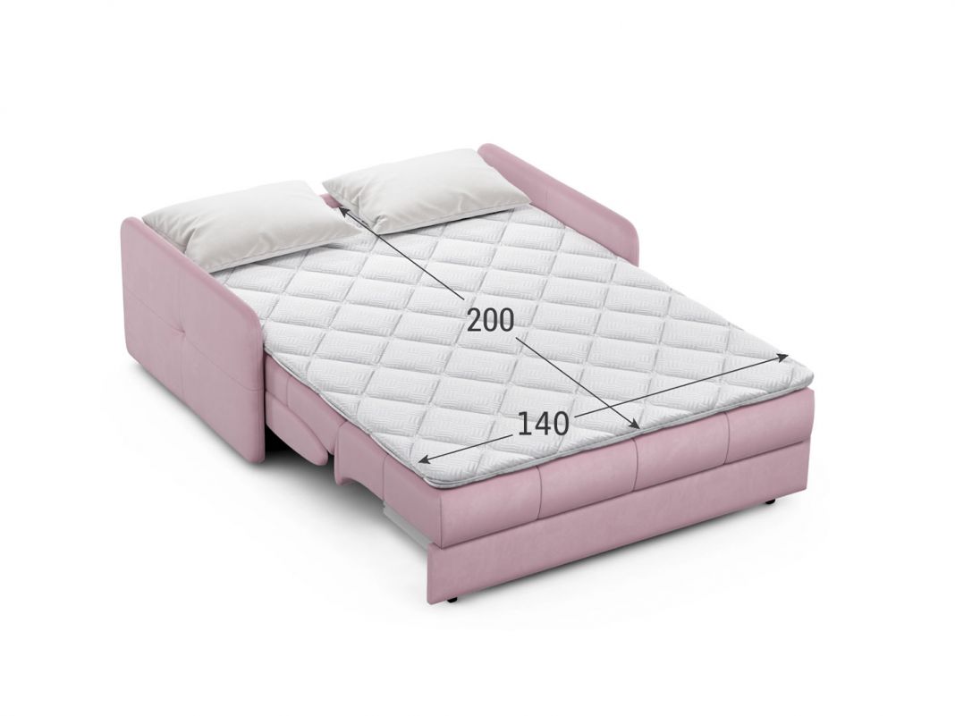 Диван MOON 120 цвет розовый (фото 302351)