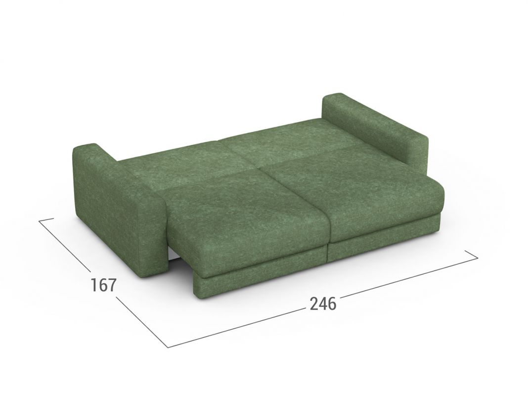 Диван MOON 007 цвет зеленый (фото 302673)