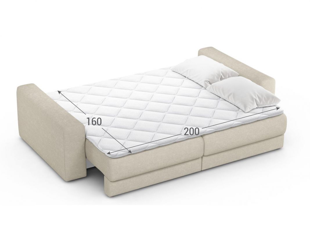 Диван MOON 007 цвет белый,бежевый (фото 302690)