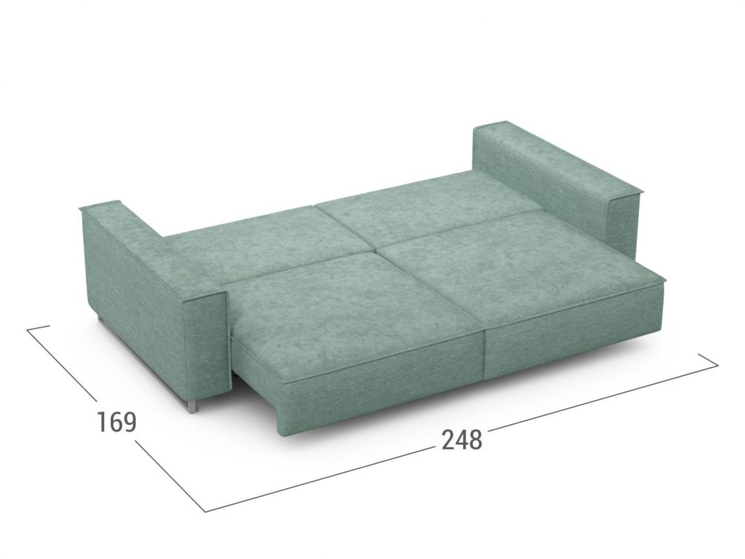 Диван MOON 005 цвет зеленый,мята (фото 302545)