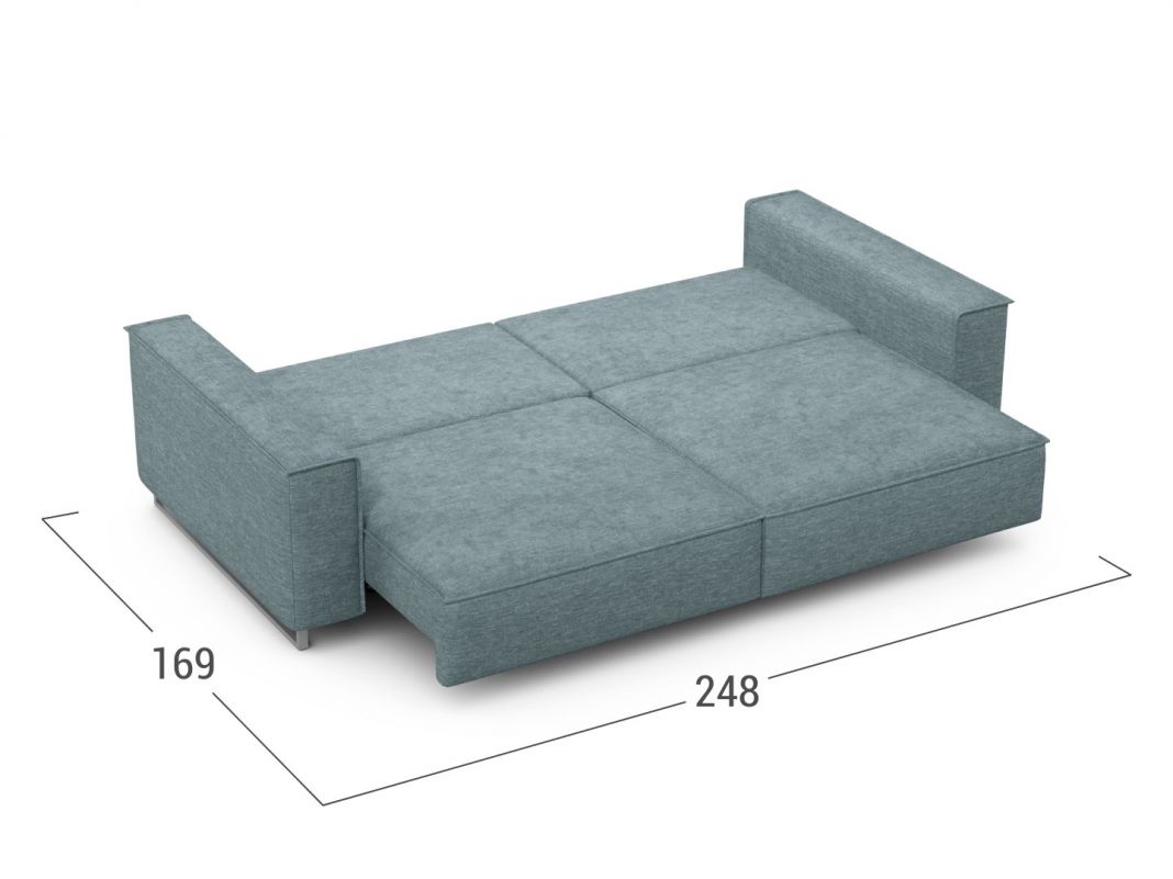 Диван MOON 005 цвет голубой (фото 302581)