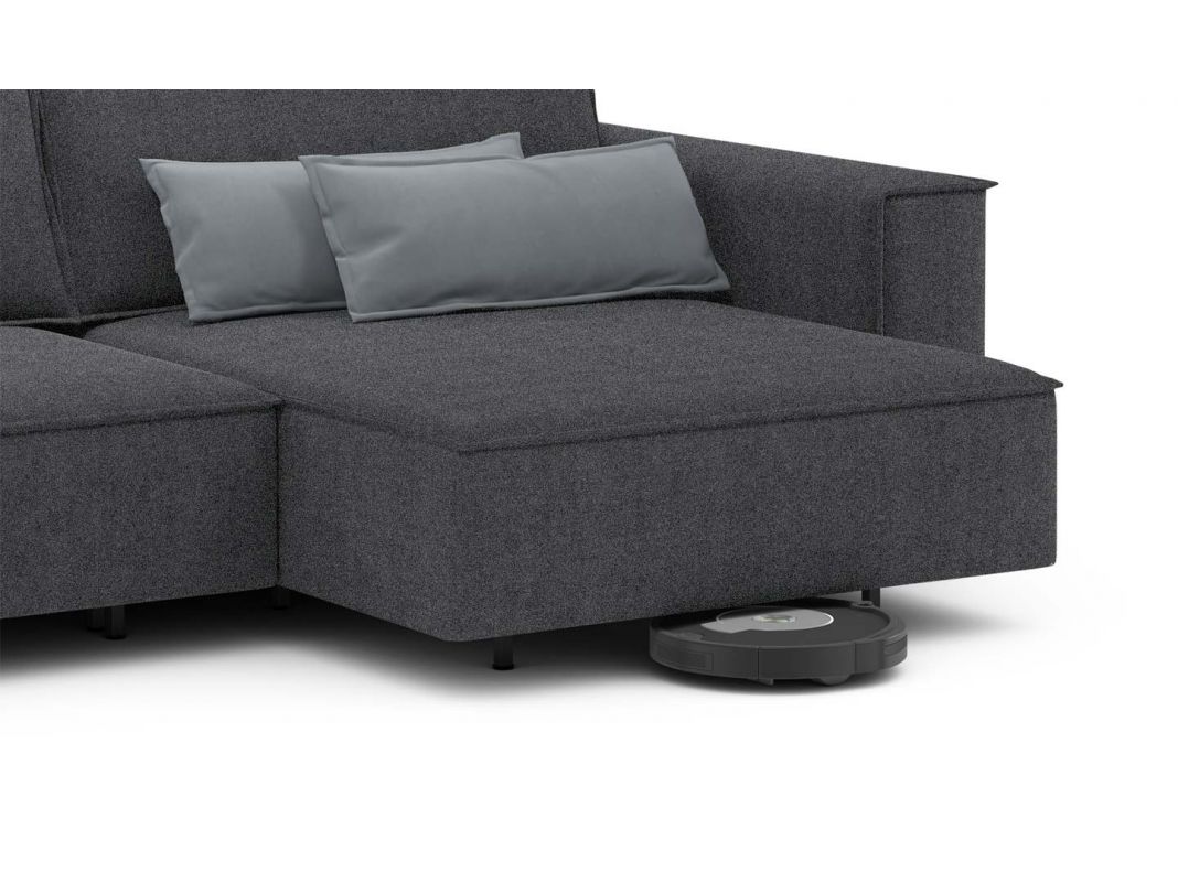 Угловой диван MOON 005 цвет серый (фото 302609)