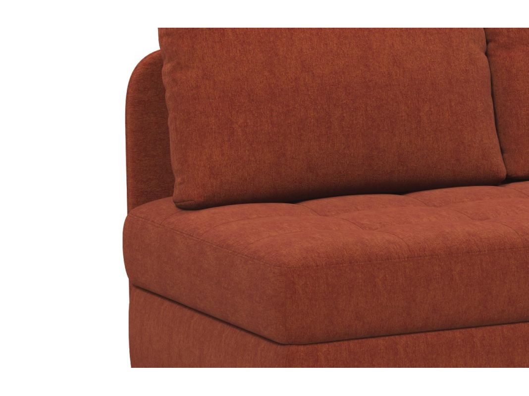 Диван кушетка MOON 074 цвет красный,терракот (фото 303047)