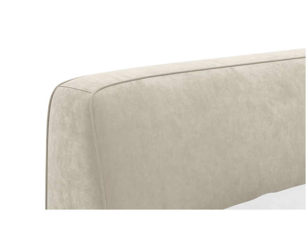 Кровать с подъёмным механизмом MOON 1008 цвет белый,бежевый (фото 303280)