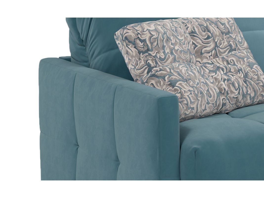 Диван MOON 015 цвет синий,бирюза (фото 302885)