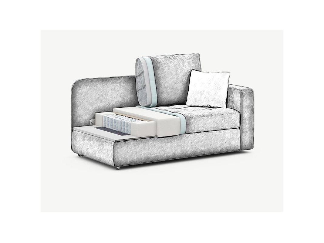 Диван кушетка MOON 074 цвет красный,терракот (фото 303049)