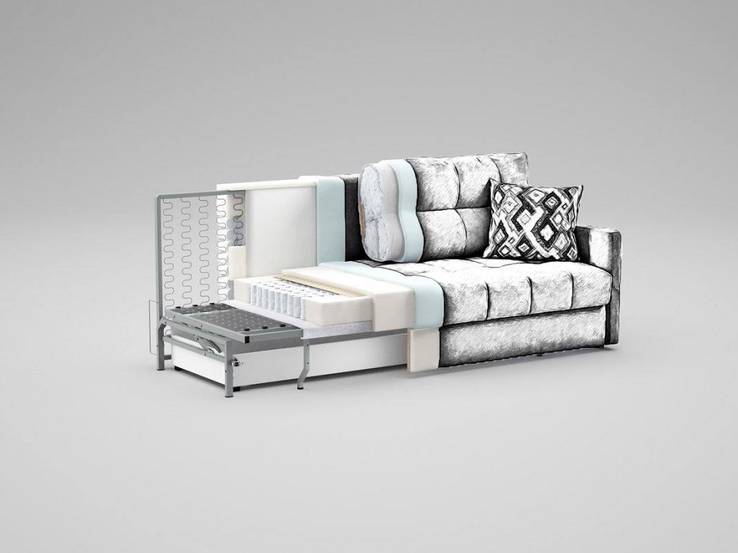 Диван MOON 015 цвет бежевый (фото 302997)