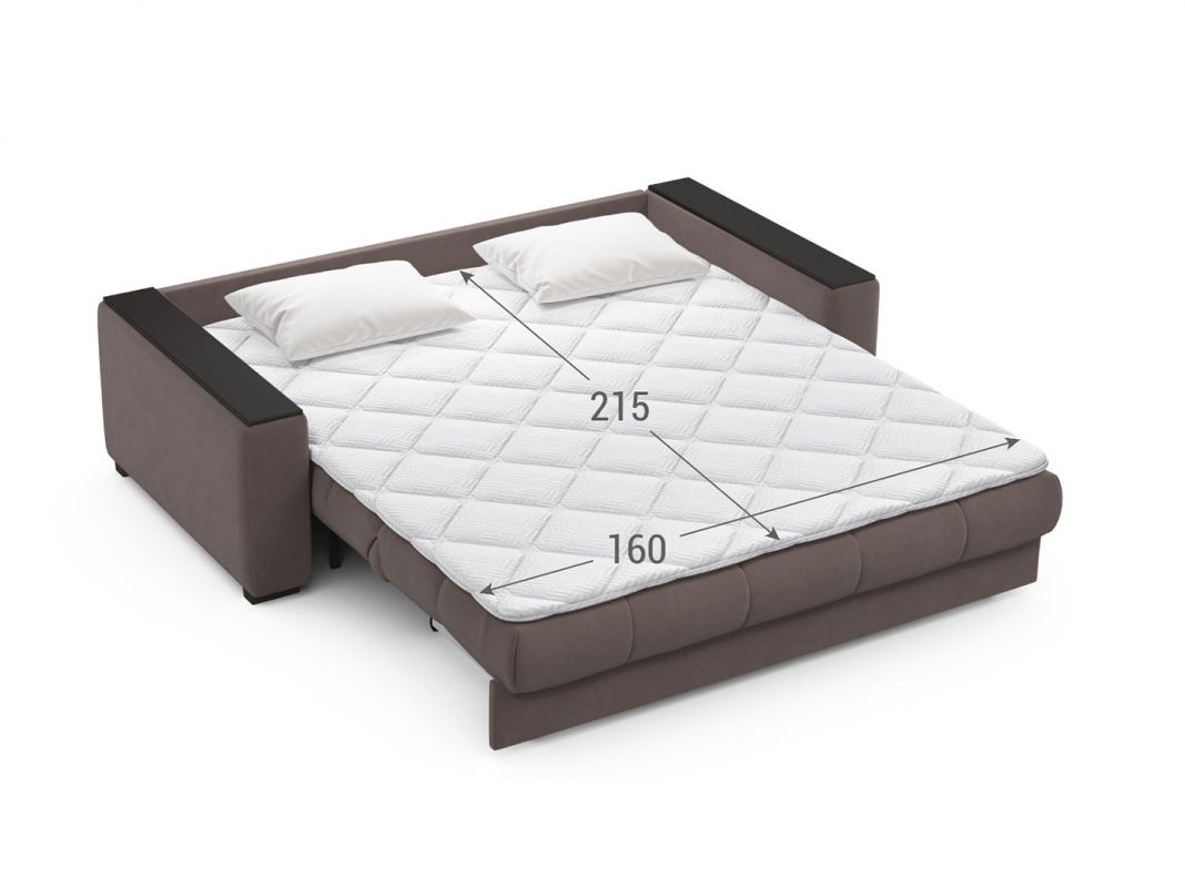 Диван MOON 107 цвет коричневый (фото 303589)