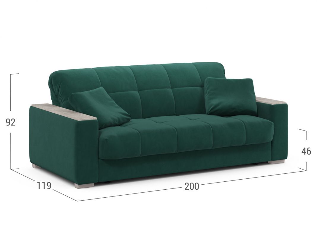 Диван MOON 107 цвет зеленый (фото 303718)