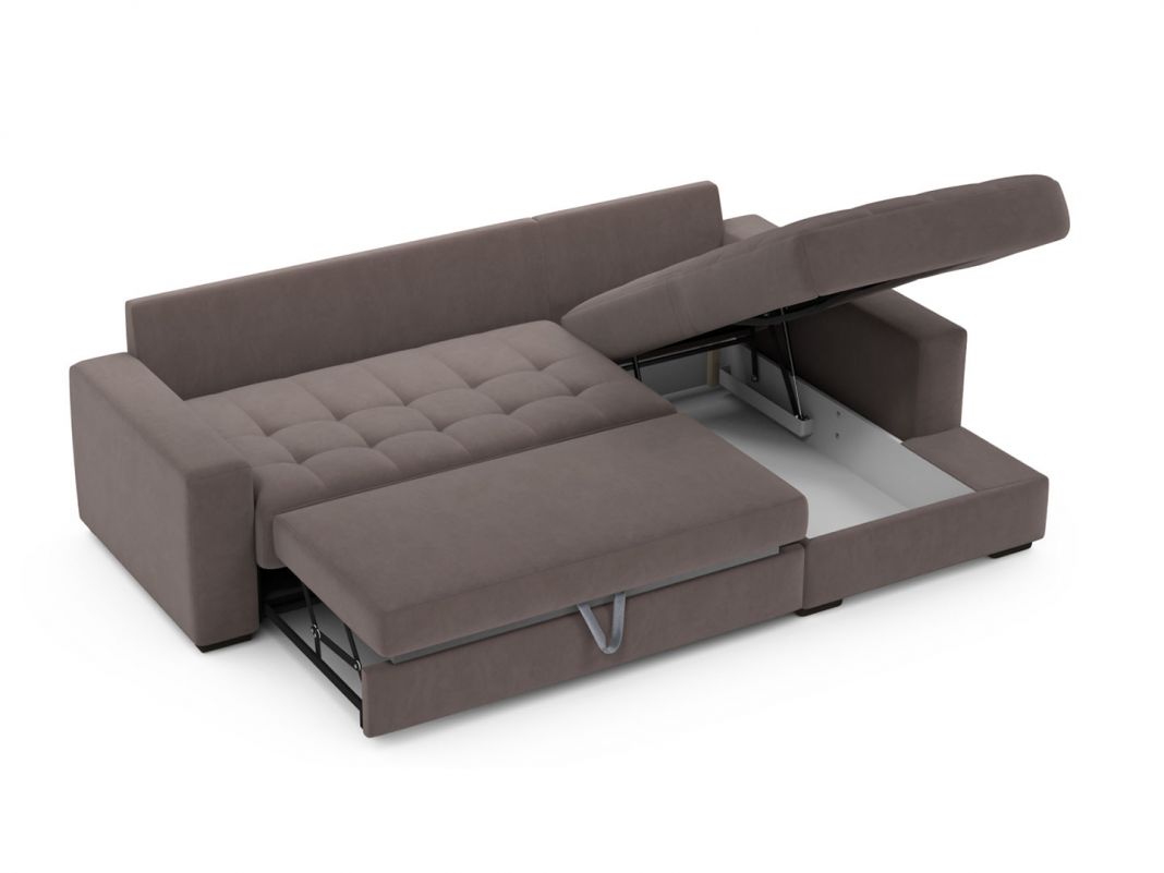 Угловой диван MOON 107 цвет коричневый (фото 303809)