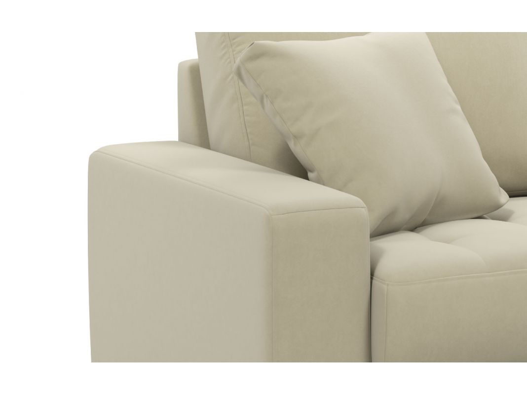 Угловой диван MOON 107 цвет белый,бежевый (фото 303851)