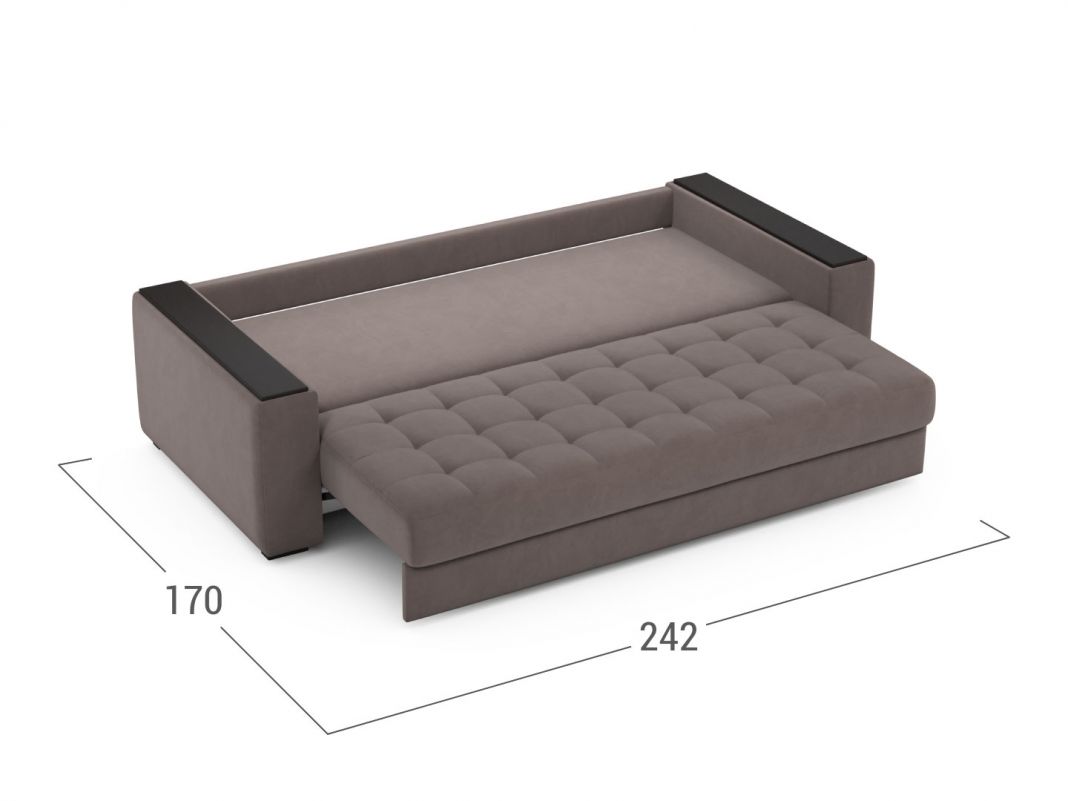 Диван MOON 107 цвет коричневый (фото 303884)