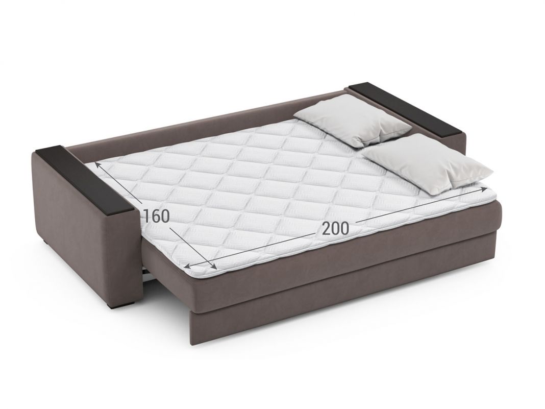 Диван MOON 107 цвет коричневый (фото 303885)