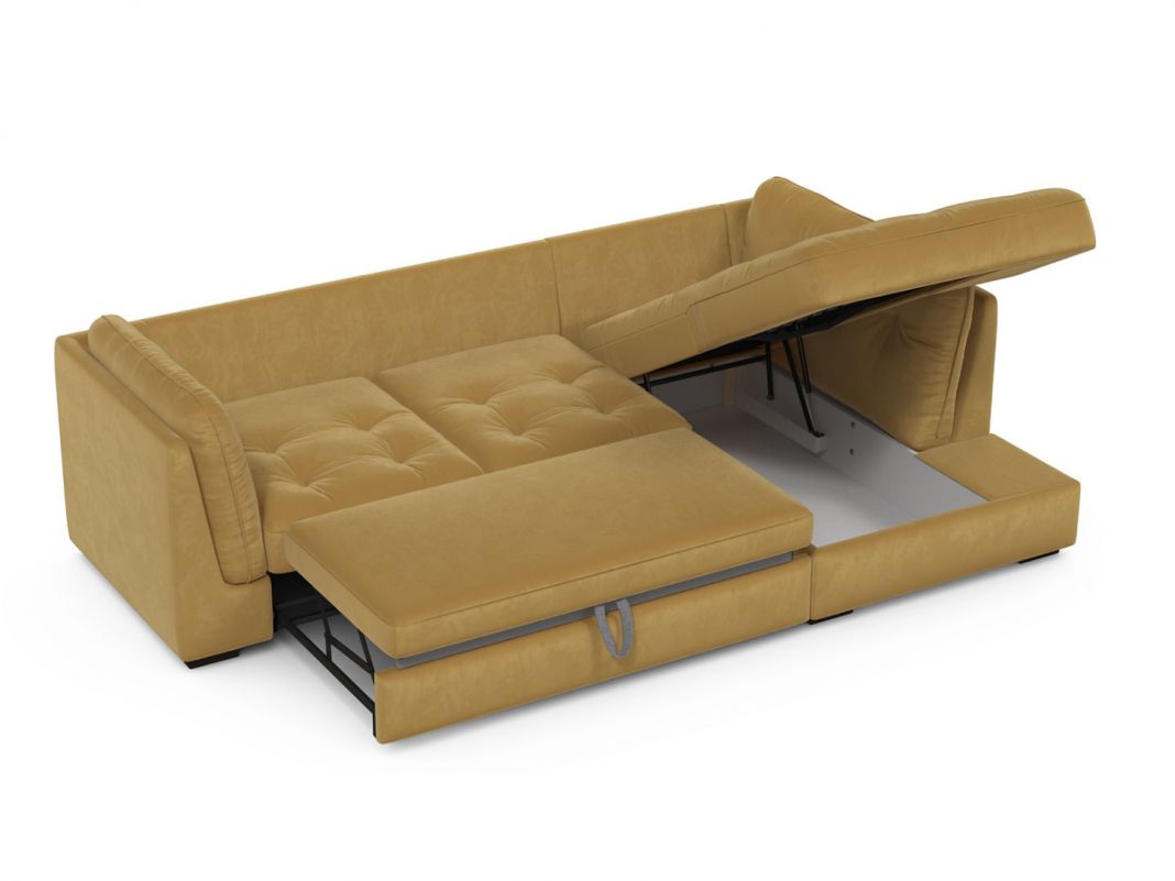 Угловой диван MOON 110 цвет желтый (фото 304026)