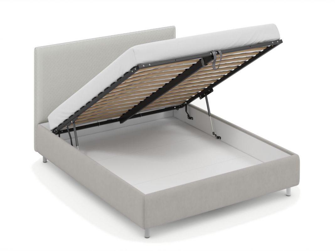 Кровать с подъемным механизмом MOON 1156 Arona цвет серый (фото 304380)