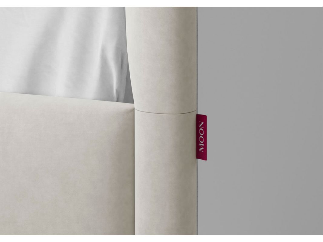 Кровать с подъемным механизмом MOON 1155 Sunshine цвет белый,бежевый (фото 310184)