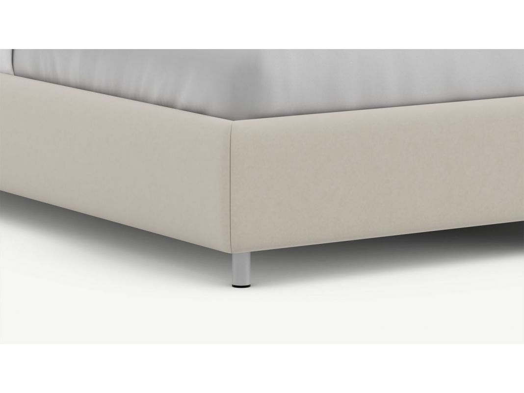 Кровать с подъемным механизмом MOON 1157 цвет бежевый (фото 312075)