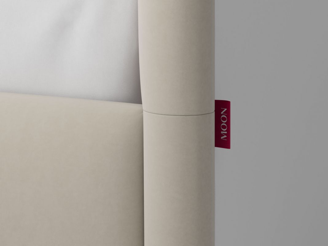 Кровать с подъемным механизмом MOON 1157 цвет бежевый (фото 312078)