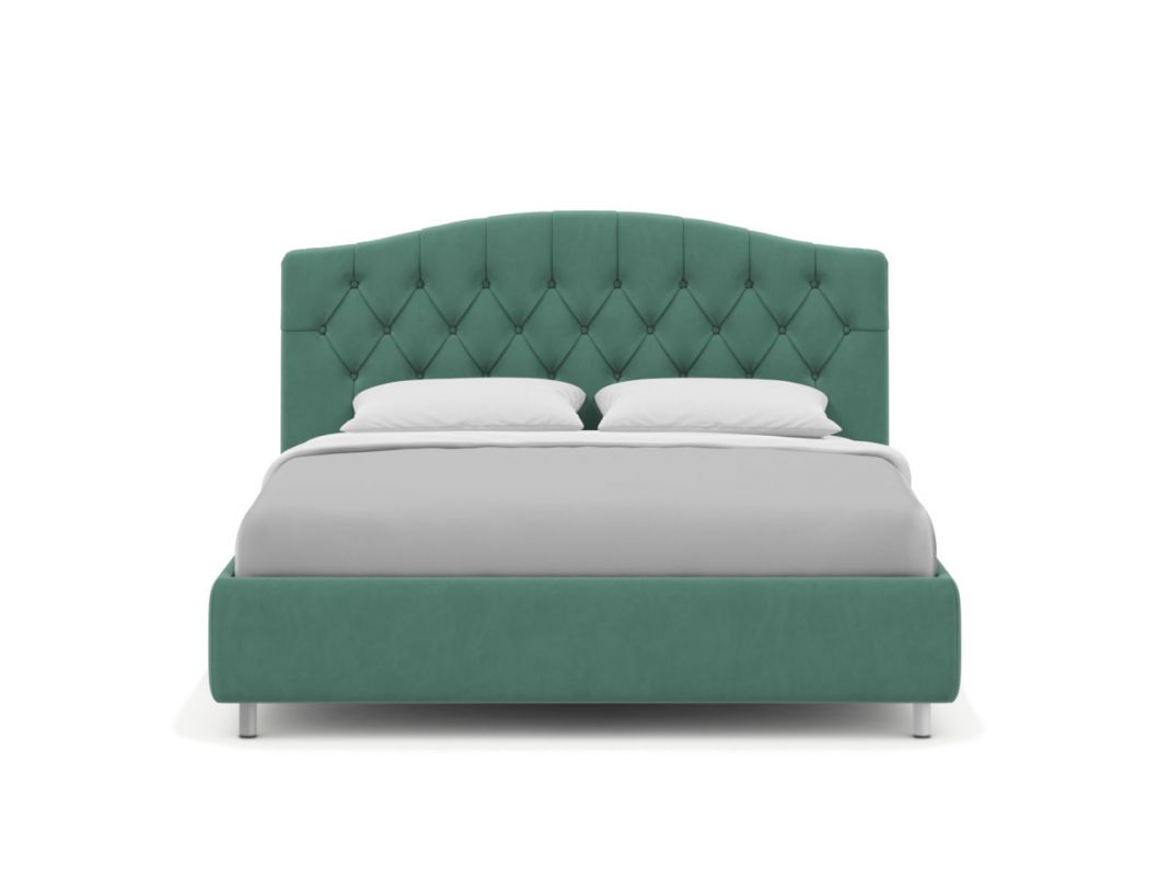 Кровать с подъемным механизмом MOON 1157 цвет зеленый (фото 312905)