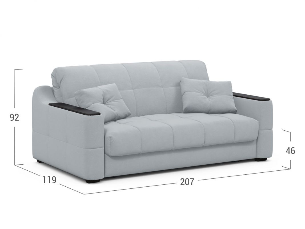 Диван MOON 116 цвет серый (фото 317912)