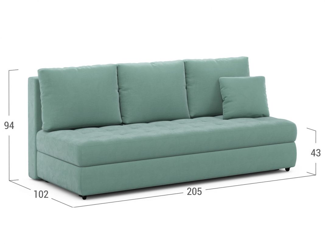 Диван MOON 074 цвет зеленый,мята (фото 321634)