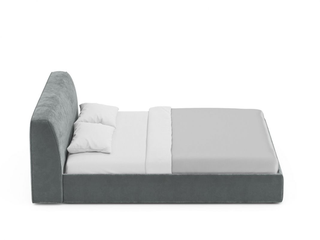 Кровать с подъёмным механизмом MOON 1008 цвет серый (фото 321722)