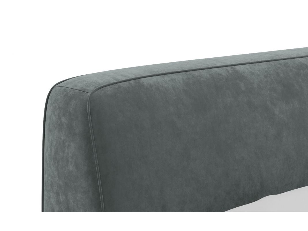 Кровать с подъёмным механизмом MOON 1008 цвет серый (фото 321725)