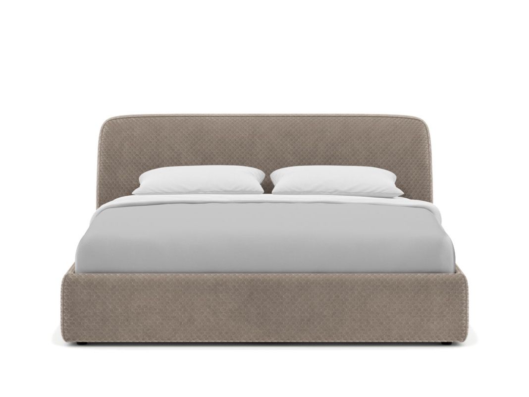 Кровать с подъёмным механизмом MOON 1008 цвет бежевый,коричневый (фото 321762)