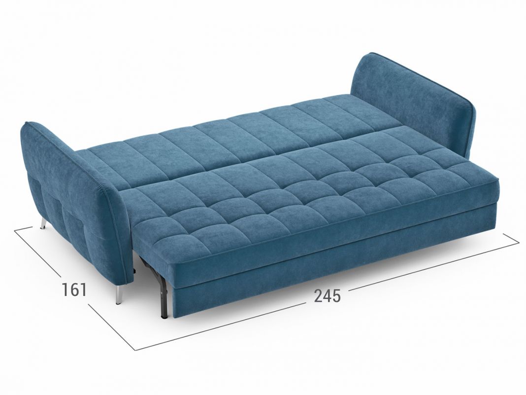 Диван MOON 175 цвет синий,бирюза (фото 321133)