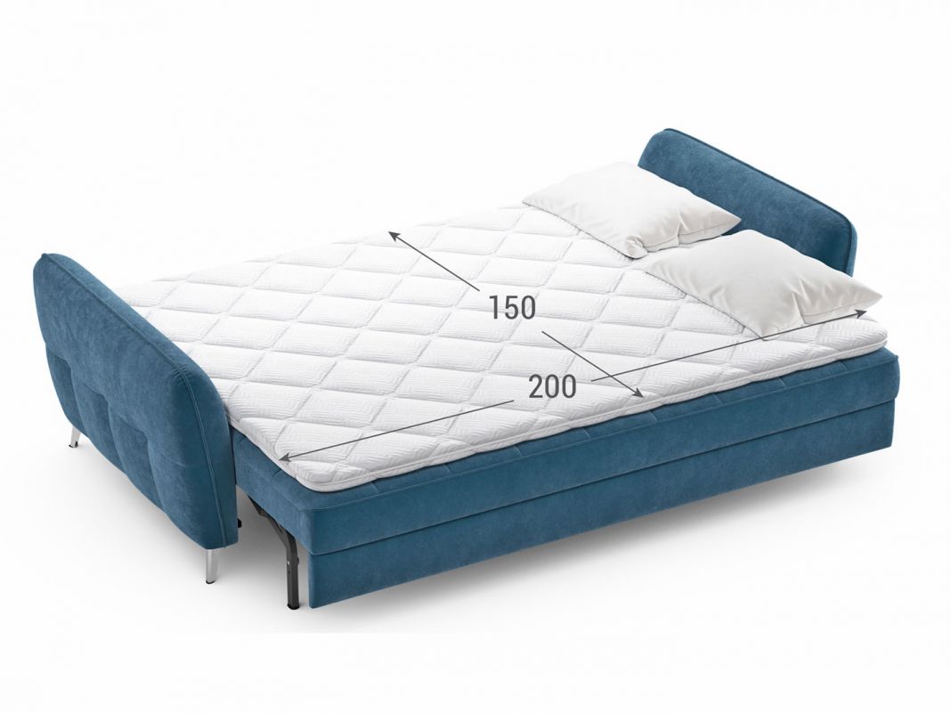 Диван MOON 175 цвет синий,бирюза (фото 321134)