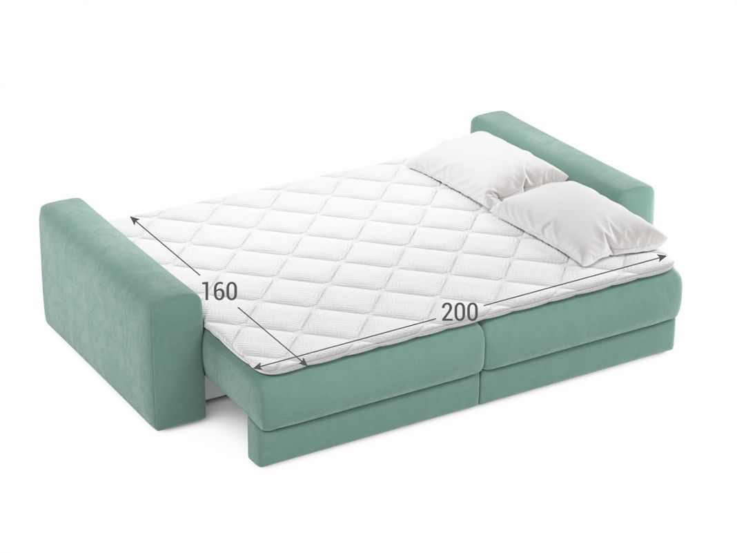 Диван MOON 007 цвет зеленый,мята (фото 321601)