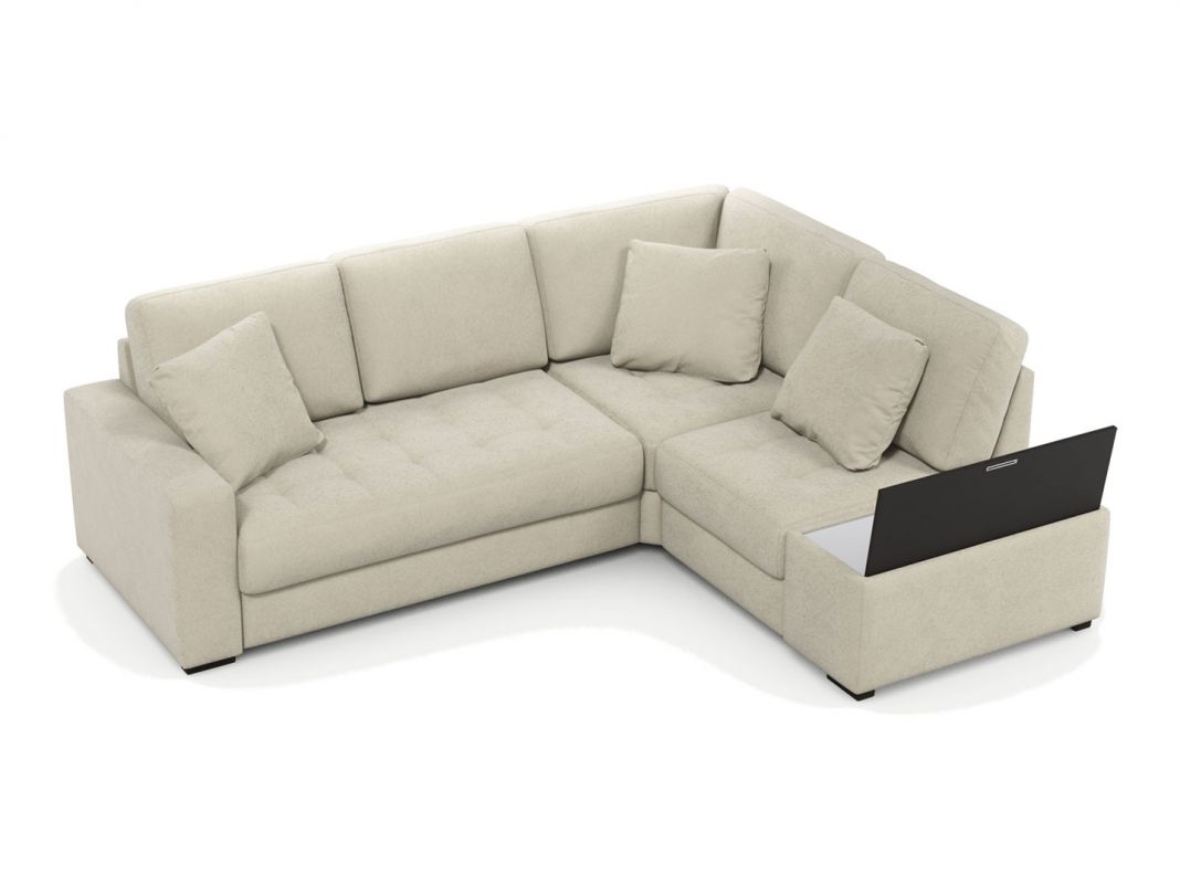 Угловой диван MOON 107 цвет бежевый (фото 322120)