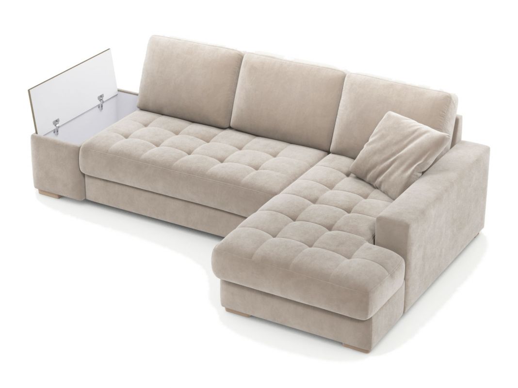 Угловой диван MOON 107 цвет бежевый (фото 322202)