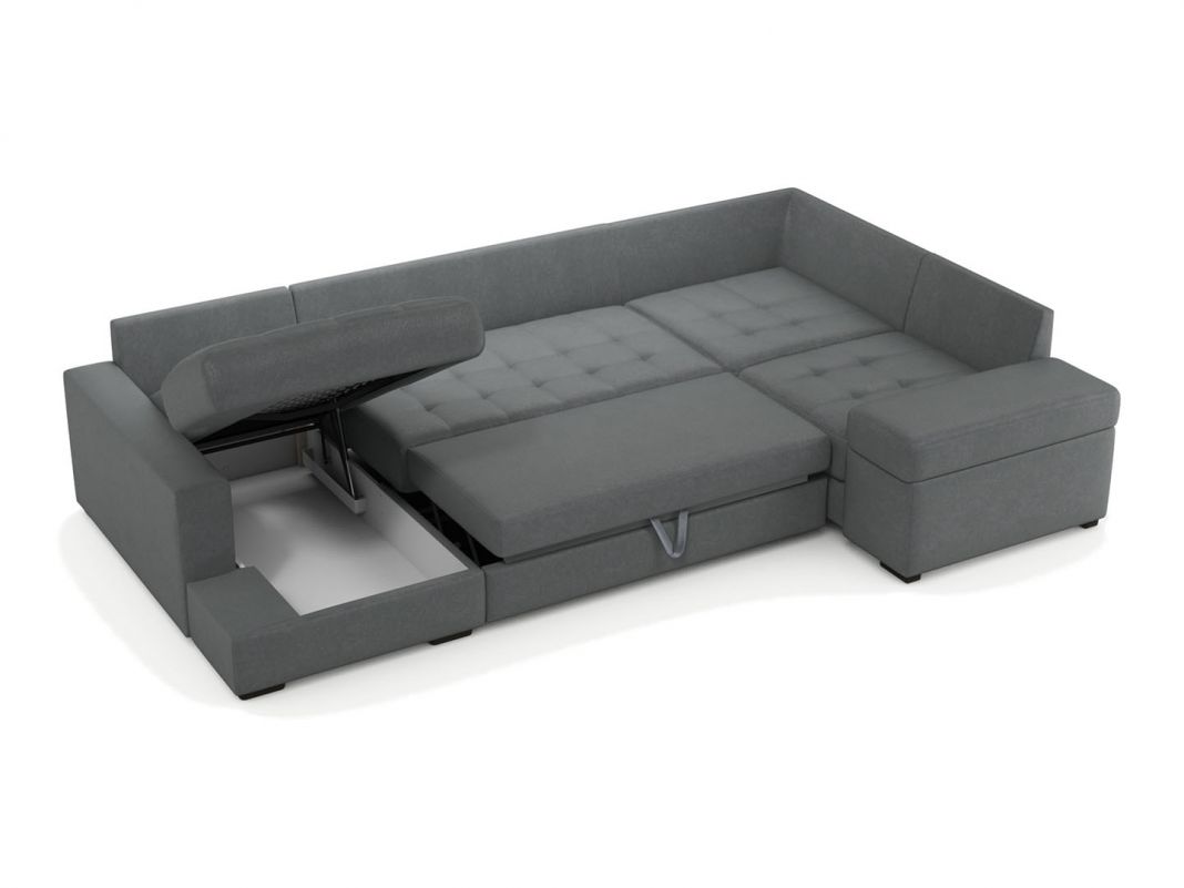 Угловой диван MOON 107 цвет серый (фото 322244)