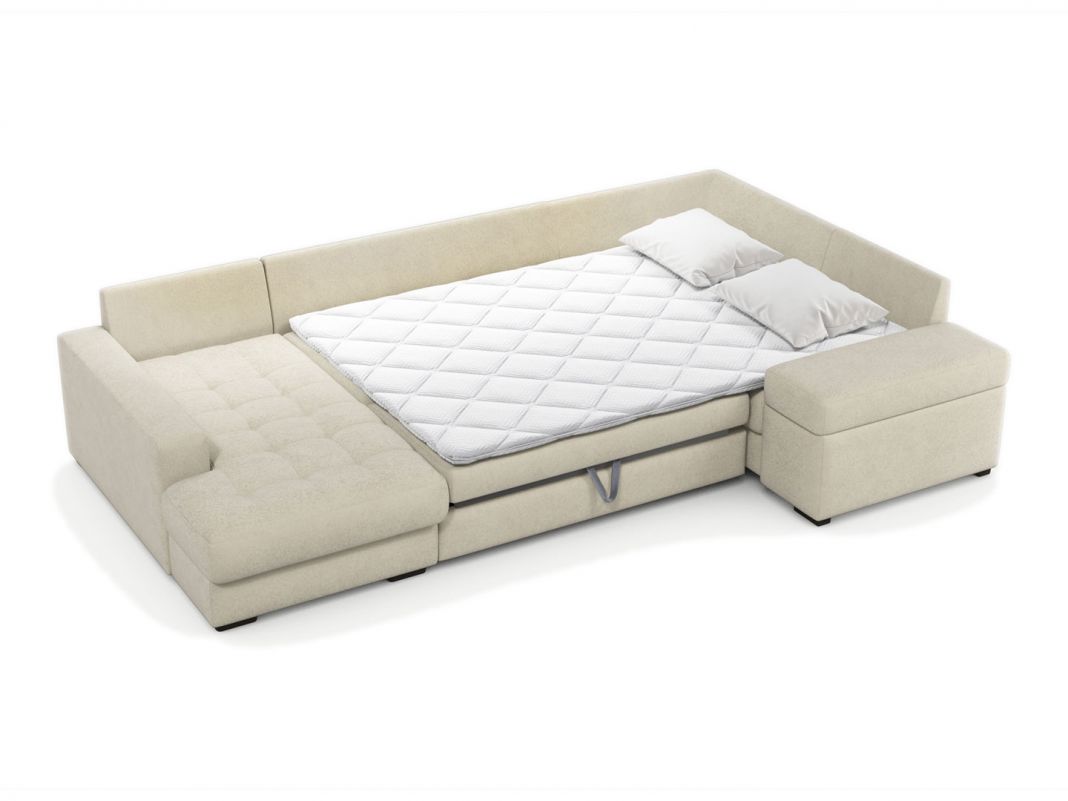 Угловой диван MOON 107 цвет бежевый (фото 322286)