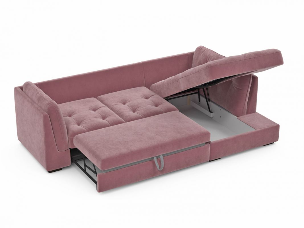 Угловой диван MOON 110 цвет розовый (фото 322329)