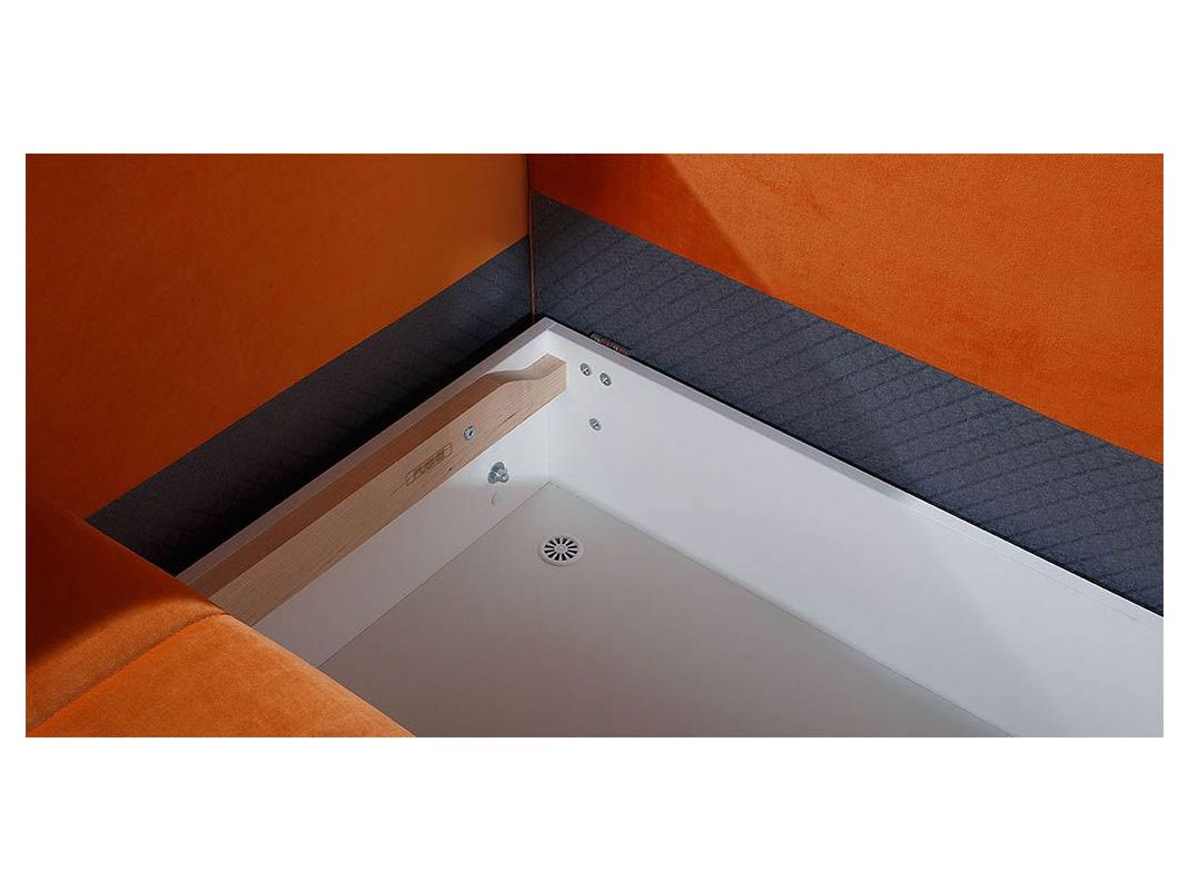 Диван Бейкер цвет оранжевый (фото 84062)