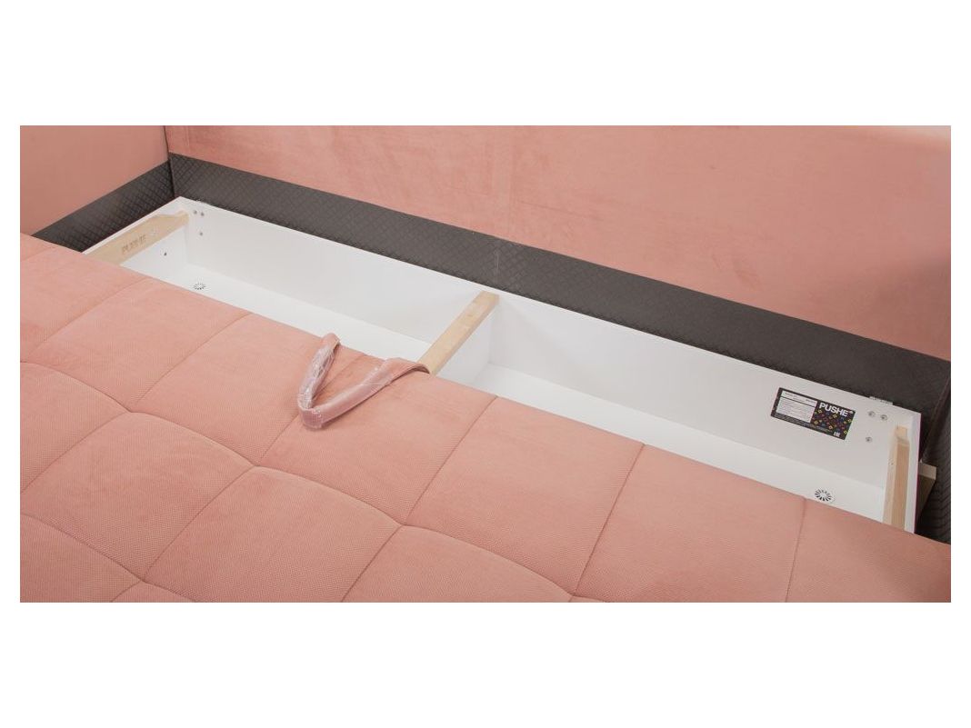 Диван Бейкер 2 цвет красный,розовый (фото 112049)