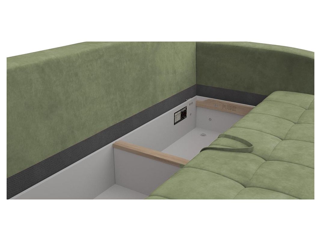 Диван Бейкер 2 цвет зеленый,оливковый (фото 323077)