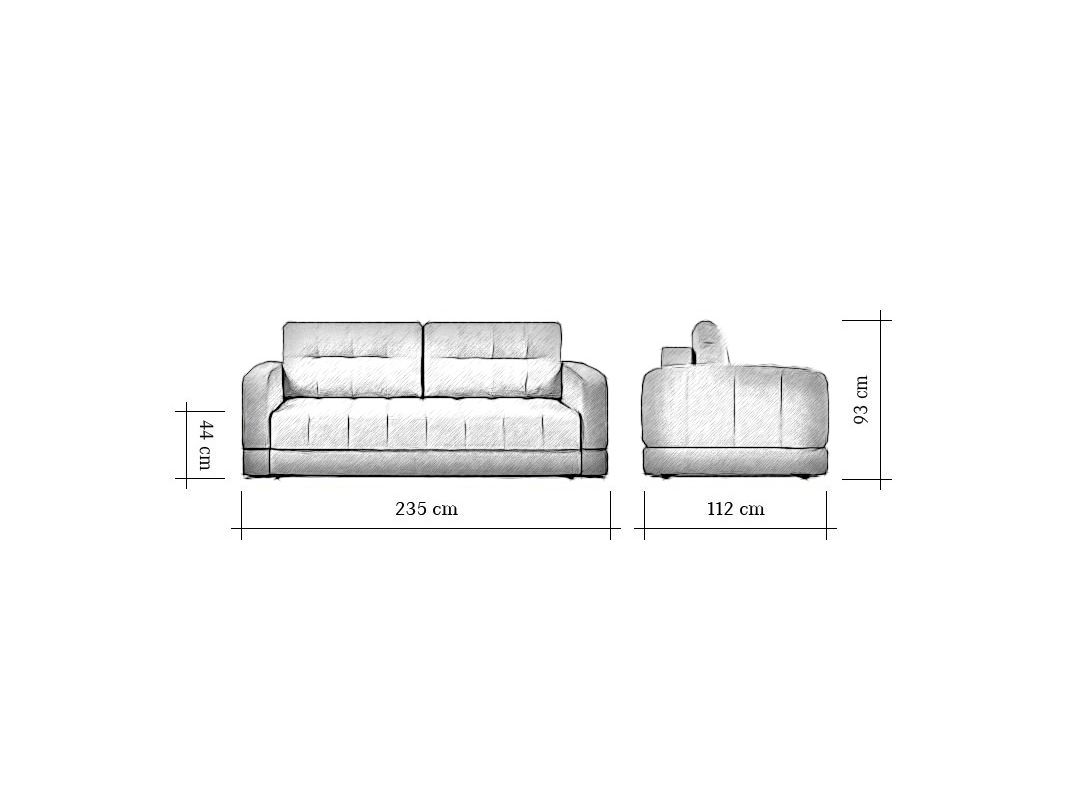 Диван Бейкер 2 цвет зеленый,оливковый (фото 323076)