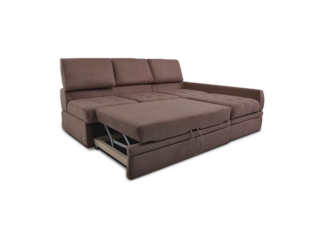 Угловой диван Бруно цвет коричневый (фото 175029)