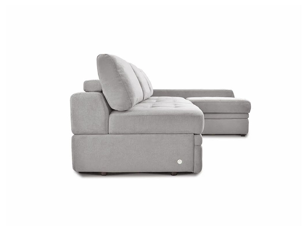 Угловой диван Бруно цвет серый (фото 175067)