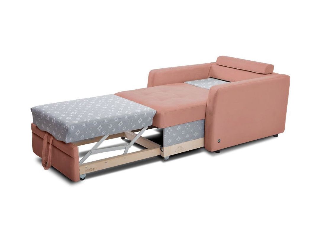 Кресло-кровать Бруно цвет красный,розовый (фото 116076)