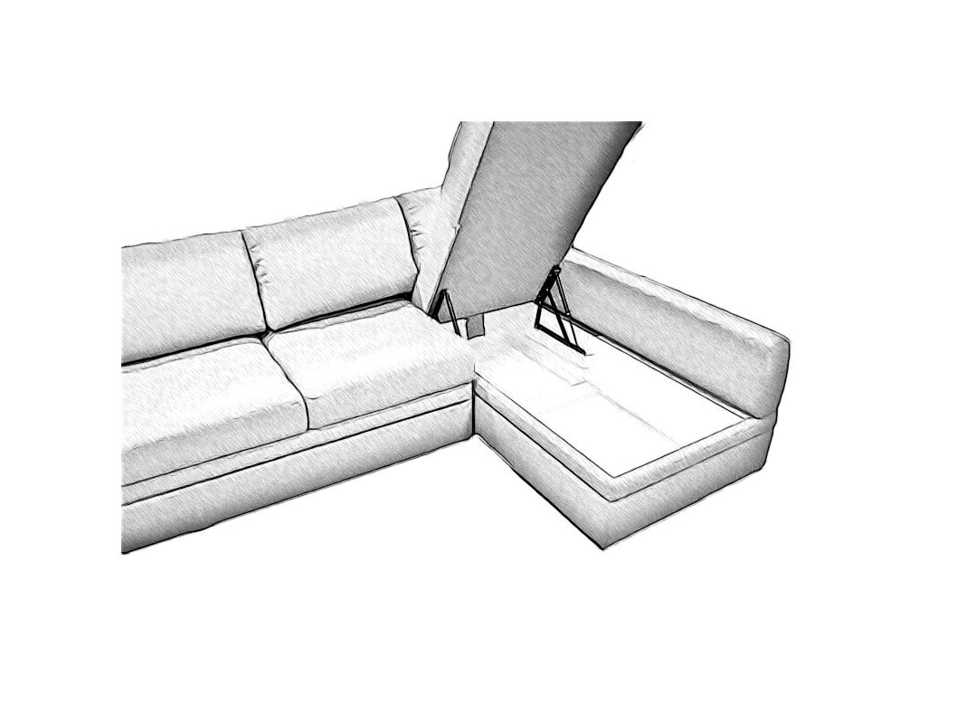 Угловой диван Бруно цвет бежевый (фото 145628)