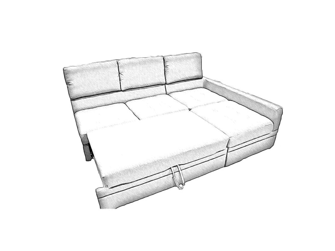 Угловой диван Бруно цвет бежевый (фото 145629)